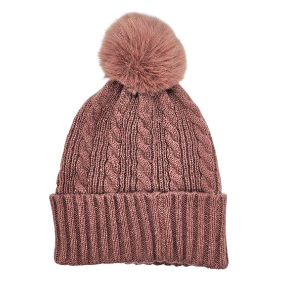 Set of 3 Bundle-Style & Co. Rose Pink Winter Scarf, Gloves & Hat - Picture 3 of 7